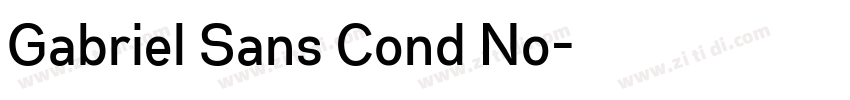 Gabriel Sans Cond No字体转换 Gabriel Sans Cond No字体转换